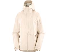 Salomon - Waterproof and windbreaker hiking jacket in AdvancedSkin Dry - Outerpath Pro 2.5L Jkt W Silver Cloud for Women - Size S S