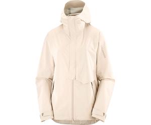 Salomon - Waterproof and windbreaker hiking jacket in AdvancedSkin Dry - Outerpath Pro 2.5L Jkt W Silver Cloud for Women - Size S S