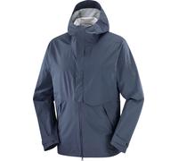 Salomon - Waterproof and windbreaker hiking jacket - Outerpath Pro 2.5L Jkt M Blue Nights for Men - Size M Blue M