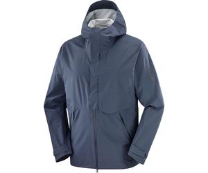 Salomon - Waterproof and windbreaker hiking jacket - Outerpath Pro 2.5L Jkt M Blue Nights for Men - Size M Blue M