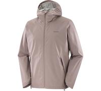 Salomon - Waterproof and windbreaker hiking jacket - Outscape 2L Jacket Sol M Iron for Men - Size L - Beige Beige L