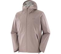 Salomon - Waterproof and windbreaker hiking jacket - Outscape 2L Jacket Sol M Iron for Men - Size S - Beige Beige S