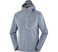 Salomon - Waterproof and windbreaker trail jacket - Bonatti Pro Jkt M Trade Winds for Men - Size S - Grey Grey S
