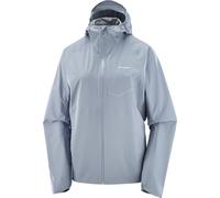 Salomon - Waterproof and windbreaker trail jacket - Bonatti Waterproof Jkt W Trade Winds for Women - Size XS - Grey Grey XS