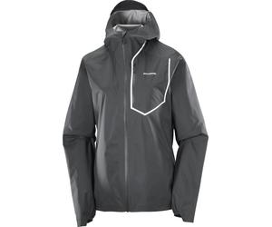 Salomon - Waterproof and windbreaker trail jacket - Women's - Bonatti Pro Jkt W - Bonatti Pro Jkt W Deep Black for Women - Size XS Black XS