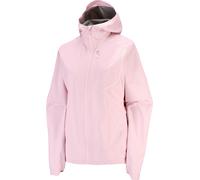 Salomon - Waterproof and windbreaker trail jacket - Women's - Bonatti Pro Jkt W - Bonatti Pro Jkt W Icy Pink for Women - Size S Pink S