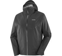 Salomon Bonatti Waterproof Hooded Jacket Asphalt Black - S