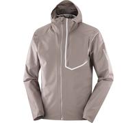 Salomon - Waterproof and windproof jacket - Bonatti Trail Jkt M Iron for Men - Size L - Brown Brown