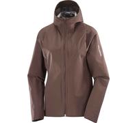 Salomon - Waterproof and windproof jacket - Bonatti Trail Jkt W Coffee Bean for Women - Size XS - Brown Brown