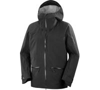 Salomon - Waterproof ski jacket - Absolute 3L Jkt M Deep Black for Men - Size L Black L