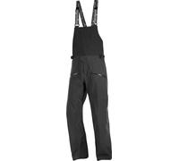 Salomon - Waterproof ski salopettes - Men's - Absolute 3L Bib M - Absolute 3L Bib M Deep Black for Men - Size S Black S