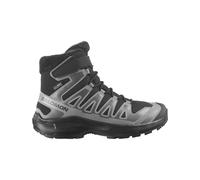 Salomon - Waterproof winter hiking shoes - XA Pro Winter WP J Black/Castlerock - Kid Size 35 - Grey Grey 35