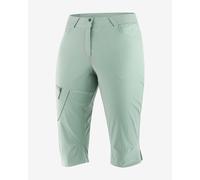 Salomon Wayfarer Capri 3/4 Trousers Wool Green Women - 36