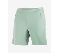 Salomon Wayfarer Ease Shorts Wool Green Women - M