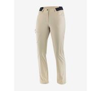 Salomon Wayfarer Regular trousers cream white Women - 38
