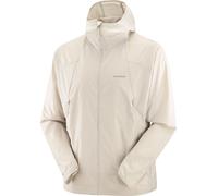 Salomon - Windbreaker jacket - Outwind FZ Jkt M Silver Cloud for Men in Softshell - Size L - Beige Beige L