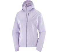 Salomon - Windproof jacket - Bonatti Cross Wind Jkt W Cosmic Sky for Women - Size XS - Purple Purple XS