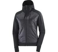 Salomon - Women's hybrid down jacket in PrimaLoft® - Elixir Hybrid HD Insulator W Deep Black for Women - Size M Black M