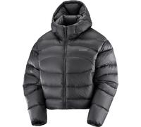 Salomon - Women's Insulated jacket in duck down - Outline Nov Crop Down W Deep Black for Women - Size M Black M