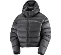 Salomon - Women's Insulated jacket in duck down - Outline Nov Crop Down W Deep Black for Women - Size XS Black
