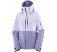 Salomon - Women's insulated ski jacket in PrimaLoft® - Highland Jacket W Cosmic Sky/Blue Granite for Women - Size XS - Purple Purple XS
