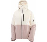 Salomon - Women's insulated ski jacket in PrimaLoft® - Highland Jacket W Whisper White/Etherea for Women - Size XS - Beige Beige XS