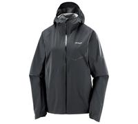 Salomon Bonatti Waterproof Hooded Jacket Pure Black Women - L
