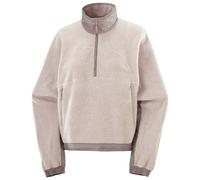 Salomon - Women's Chroma Fleece Crop Half Zip - Fleece jumper size S, grey
