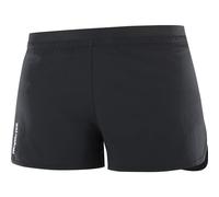 Salomon Women's Cross 3'' Shorts, Deep Black, XL