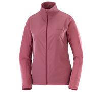 Salomon - Women's Essential Lightwarm Hybrid - Fleece jacket size S, red/pink