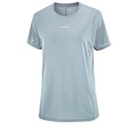 Salomon - Ultra-lightweight, breathable running T-shirt - Sense Aero SS Tee GFX W Trade Winds Pearl Blue for Women - Size XS - Grey Grey XS