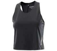 Salomon - Women's Sense Aero Short Tank - Running shirt size XL, black/grey