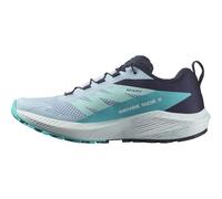 Salomon Women's Sense Ride 5 Hiking shoe, Cashmere Blue Carbon Peacock Blue, 8 UK