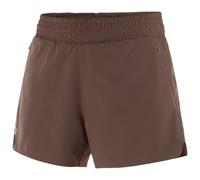 Salomon - Women's SHKout Core 2in1 4 - Running shorts size S, brown
