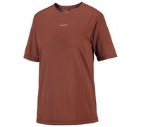 Salomon - Women's SHKout Core S/S - Running shirt size S, brown