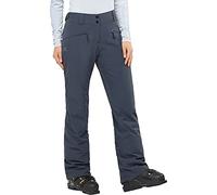 Salomon Women's Ski Pants, EDGE PANT W, Polyester/Elastane/Polyamide, Grey (Ebony), Size XS/R, LC1387300