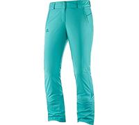 Salomon Women'S Ski Trousers, Stormseason W, Synthetic Blend, Turquoise (Blue Turquoise), Size XL/R, LC1212200