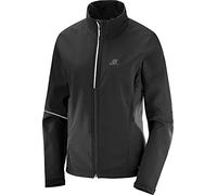 Salomon Women'S Softshell Jacket, Agile Softshell JKT W, Mixed Synthetics, Black, Size XS, L40417300