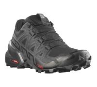SALOMON Women's Speedcross 6 Sneaker, Black/Black/Phantom, 5 UK