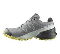 Salomon Women's Speedcross Gore-tex trail running shoes, Sharkskin Clearly Aqua Sunny Lime, 8 UK
