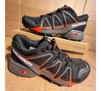Salomon Women's Speedcross Vario 2 Trail Running Shoes UK5.5 - Black Magnet Red