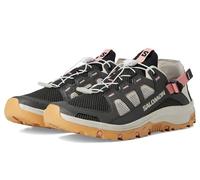 Salomon Women's Techamphibian 5 Water Shoe, Peat/Rainy Day/Hyma Pink, 6 UK