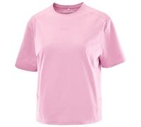 Salomon - Women's Trackline S/S Tee - Sport shirt size S, pink