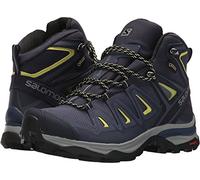 Salomon Women's X Ultra 3 Mid Gore-Tex Climbing Shoe, Light Blue Crown Blue Evening Blue Sunny Lime, 44 EU