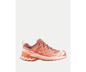 Salomon Women's XA Pro 3D V9 Gore-Tex Trail Shoes - Pecan Brown/Nectarine - UK 6 - Pink