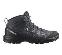 Salomon X Braze Mid Gore-Tex Women's Hiking Waterproof Shoes, Hiking essentials, Athletic design, and Versatile wear, Ebony, 8.5