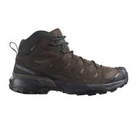 Salomon X Ultra 360 Leather Mid Gore-Tex Waterproof Men's Hiking Shoes Boots, Stability, Grip, Waterproof and All-Weather Protection, Dark Earth, 10