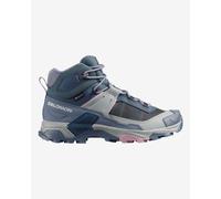 Salomon X Ultra 5 Mid GORE-TEX boots dark blue light grey women - 38