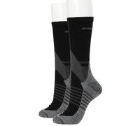 Salomon X Ultra Access Crew 2-Pack, Merino Wool Socks for Temperature Regulation, Cushioned Polypropylene Sole, Zonal Elastic Hold for Hiking and Outdoors