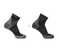 SALOMON X Ultra Access Quarter 2-pack - Mixte - Grey / Black - size 7.5-10- model 2025 7.5-10